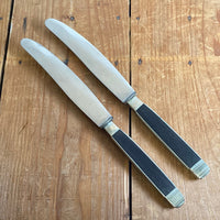 J A Henckels ‘Bastet’ Niet Roestend Table Knives x2 for Netherlands 1920’s