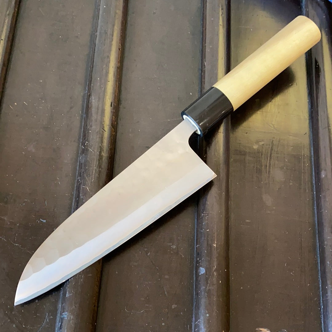 Yoshikane 165mm Santoku SKD Hammermark