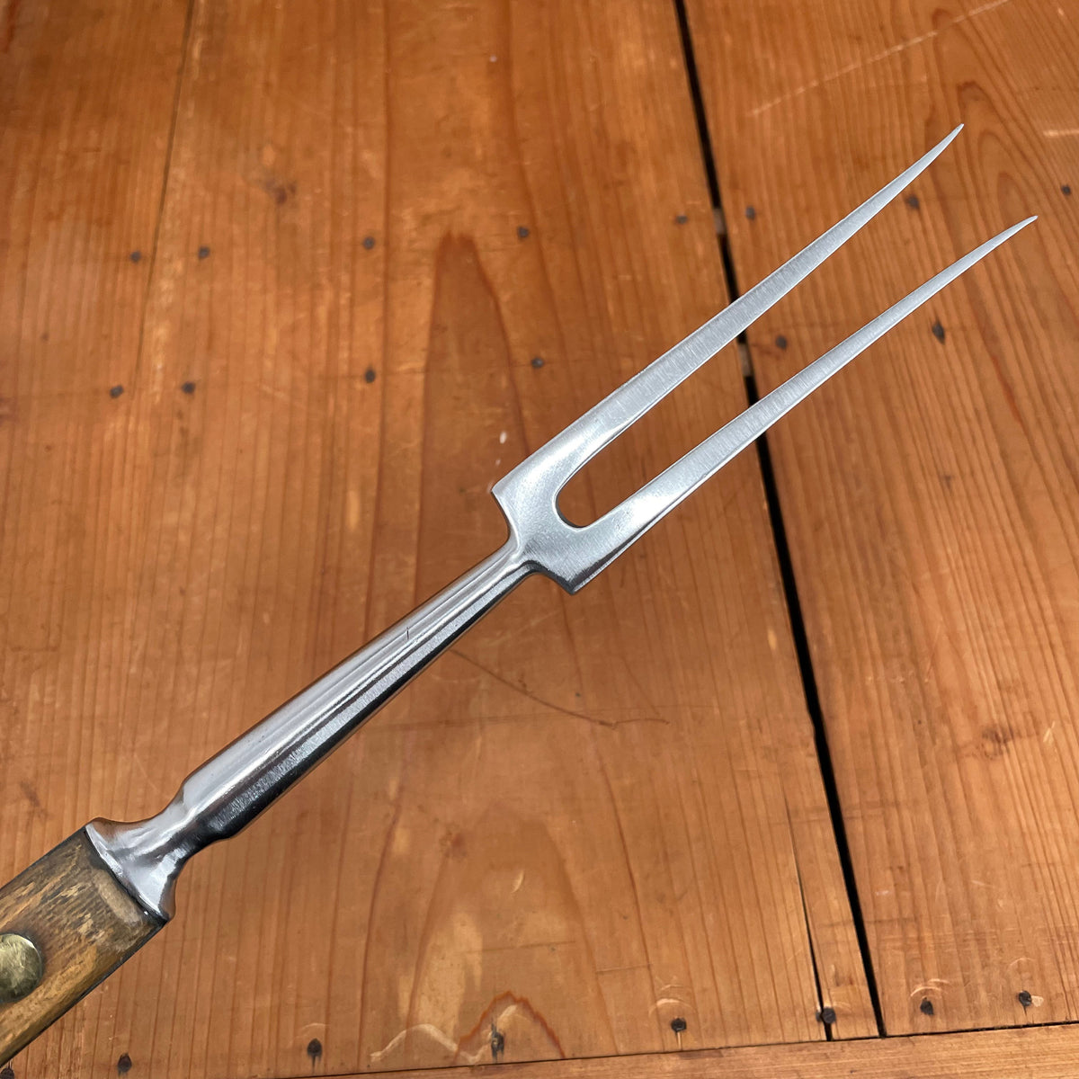 13.5” Fork Hand Forged Carbon Steel 1930’s-50s USA