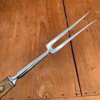 13.5” Fork Hand Forged Carbon Steel 1930’s-50s USA