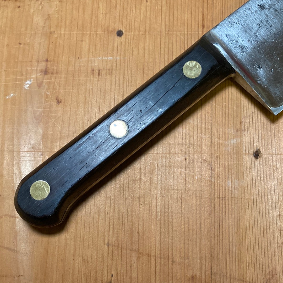 Clyde or Ontario 12” Carbon Steel Chef Knife for US Military 1950’s-70’s