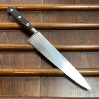 Emouleur Thiernois 8” Chef Knife Carbon Steel Beech Handle 1950’s?