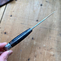 Western 4.25” Bird & Trout Fixed Blade Knife Boulder Colo. L48AGB 1950’s-60’s