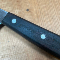 American 10" Chef Knife Carbon Steel & Rosewood ~1930's-60's