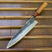 Yamamoto 240mm Gyuto Aogami Super KU Suminagashi Tsuchime