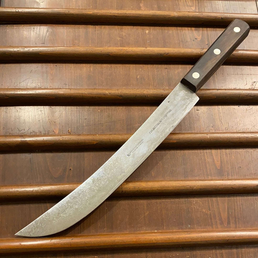 J A Henckels 12.5” Scimitar Carbon Steel 38-12” 1950s