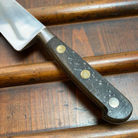 Emouleur Thiernois 8” Chef Knife Carbon Steel Beech Handle 1950’s?