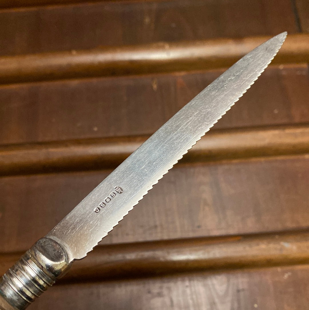 John Sanderson & Son Lemon Knife Silverplate Sheffield 1887-1927