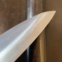 Teruyasu Fujiwara ‘Teruyasu’ 240mm Mioroshi Deba Shirogami 1 Kasumi Western Handle