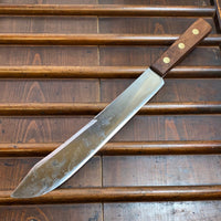 Unmarked 11.5” Bullnose Butcher Carbon Steel American 1900-1920’s?