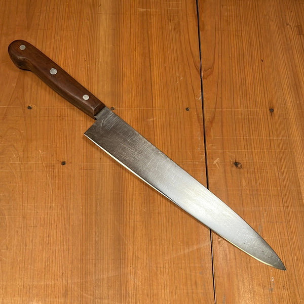 KA-BAR 10" Wide Slicer Knife Carbon Steel 1920's-50's