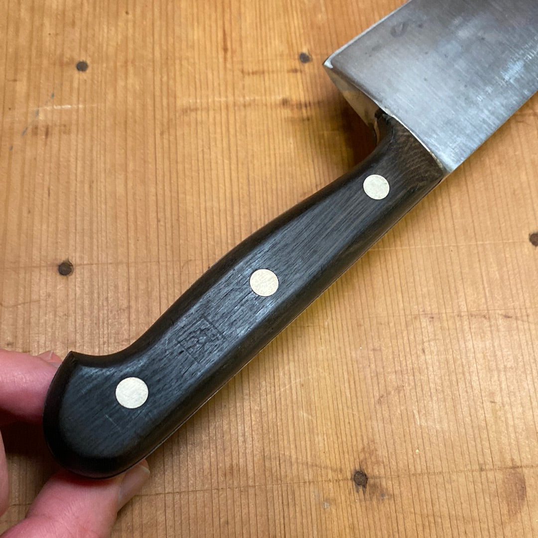 J. A. Henckels 10” Chef Knife Handforged Carbon Steel 1960’ early 70’s