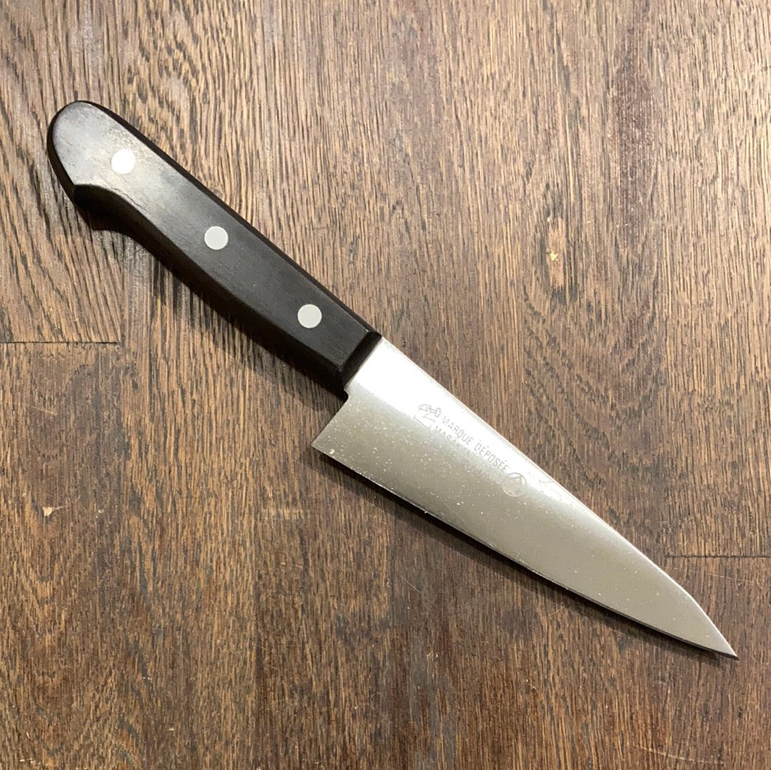 Masakane New Old Stock 150mm Honesuki Kaku SK Carbon Steel Ebony (No Bolster)