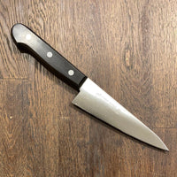 Masakane New Old Stock 150mm Honesuki Kaku SK Carbon Steel Ebony (No Bolster)
