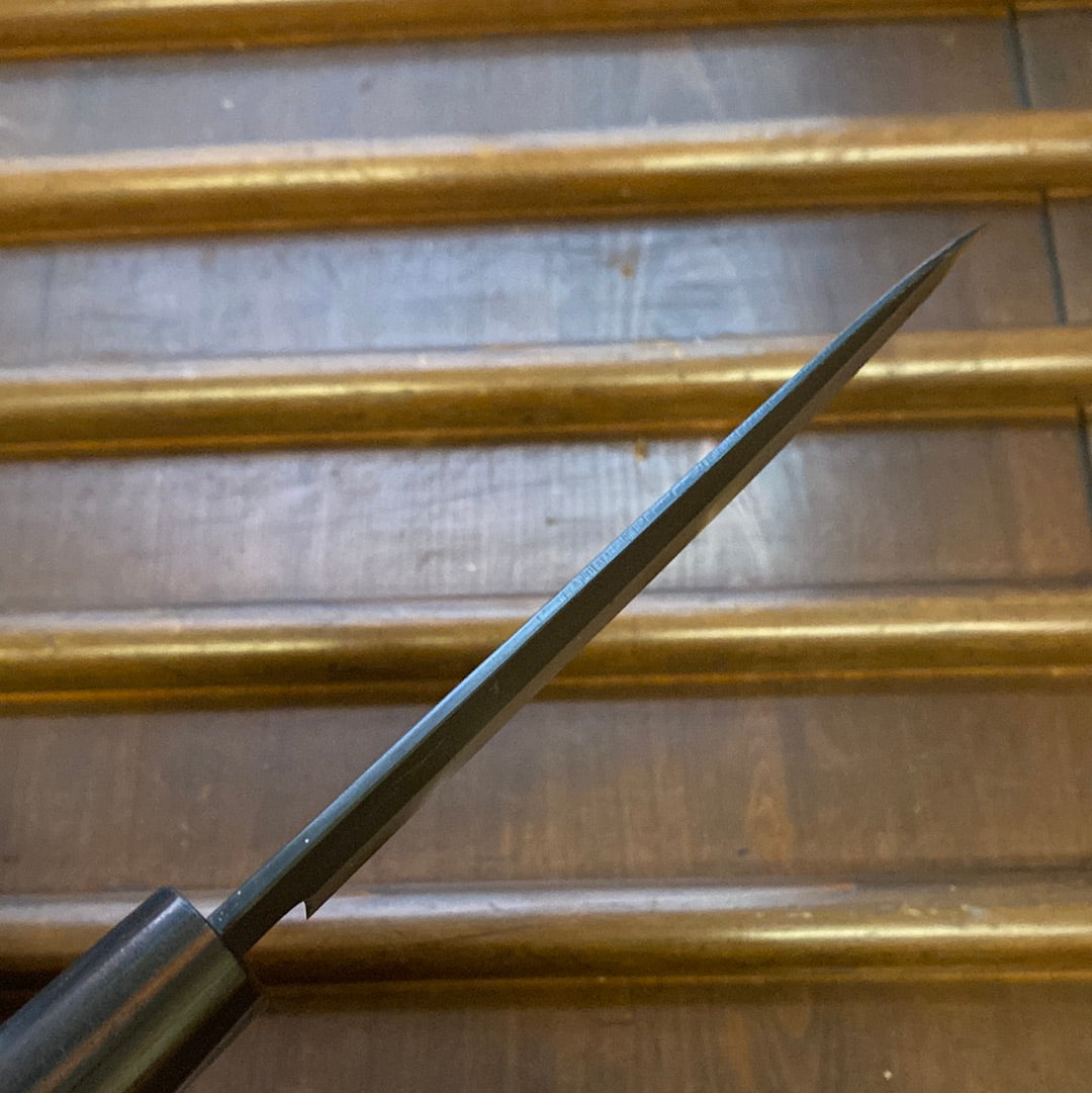 Hitohira Kikuchiyo Kyuzo 150mm Petty Iron Clad Shirogami 2 Oct Cherry / Ebony