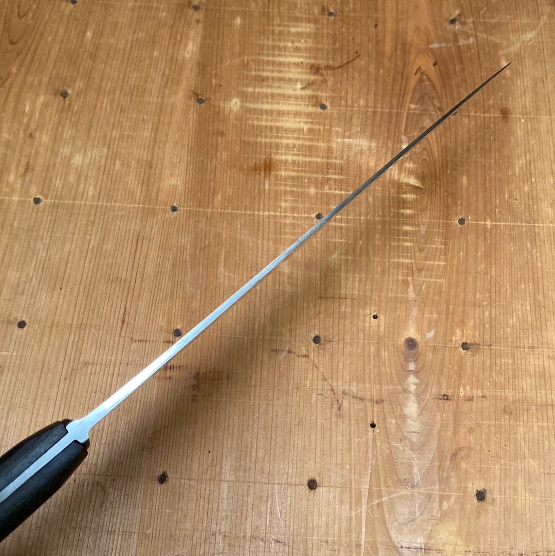 J. A. Henckels 10” Chef Knife Handforged Carbon Steel 1960’ early 70’s