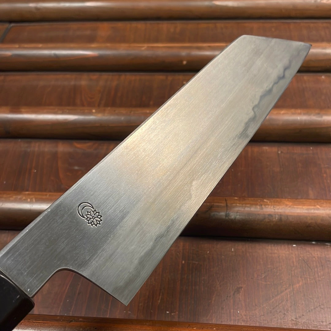 Sakai Kikumori 'Kikuzuki Kasumi' 180mm Kiritsuke Santoku - Shirogami 2