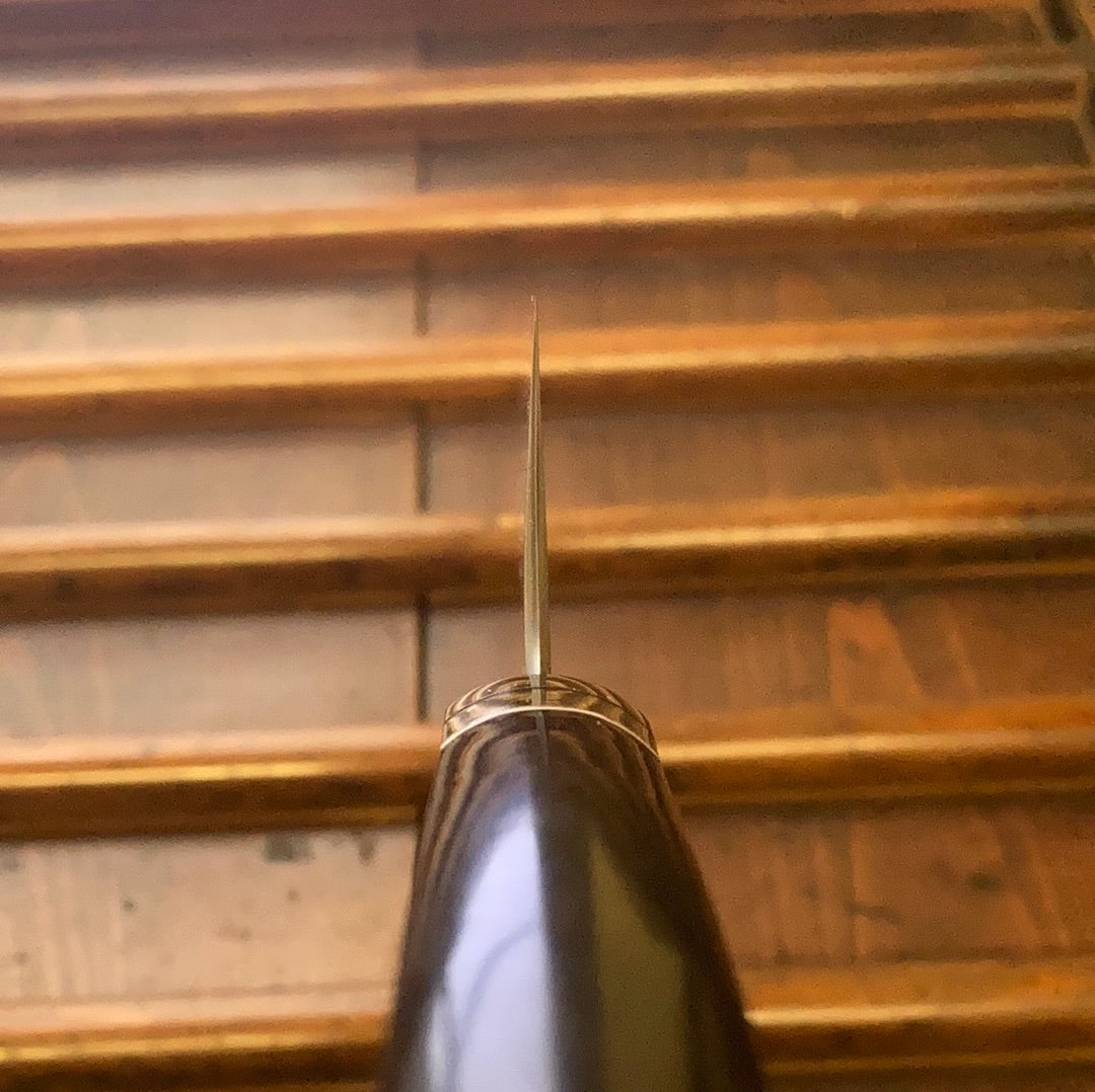 Hitohira Tanaka Kyuzo 240mm Gyuto Aogami 1 Damascus Ebony Handle (Fusion)
