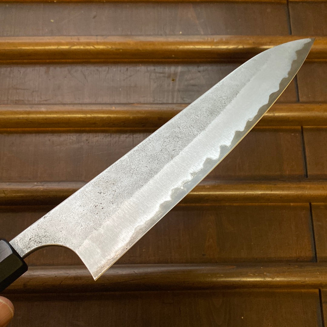Masakage Yuki 240mm Gyuto Stainless Clad Shirogami 2 Blk Pakka