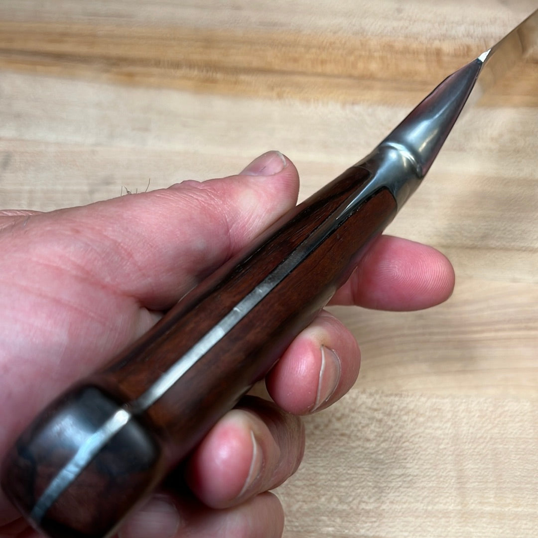 Sabatier Lion 10" Chef Knife Stainless Steel Custom Macasser Ebony Handle