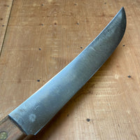 American 10" Scimitar Carbon Steel & Beechwood  ~1930's-60's