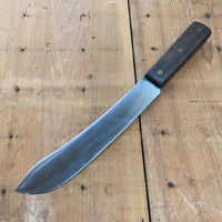 Unmarked 10” Bullnose Scimitar Carbon Steel USA 1930’s?