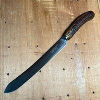 A J Jordan 8" Carving Knife Forged Carbon Steel Sheffield 1890’s-1920’s