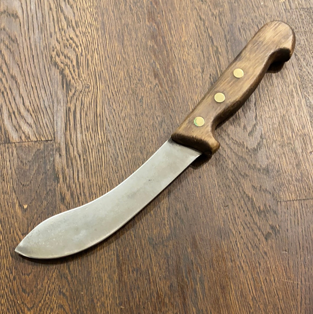 Unmarked 6” Skinning Knife Carbon Steel Germany 1950’s-70’s
