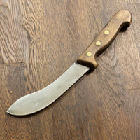 Unmarked 6” Skinning Knife Carbon Steel Germany 1950’s-70’s