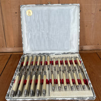 Roger Planche Thiers Table Knife Set 24 Inox Thiers 1950's?