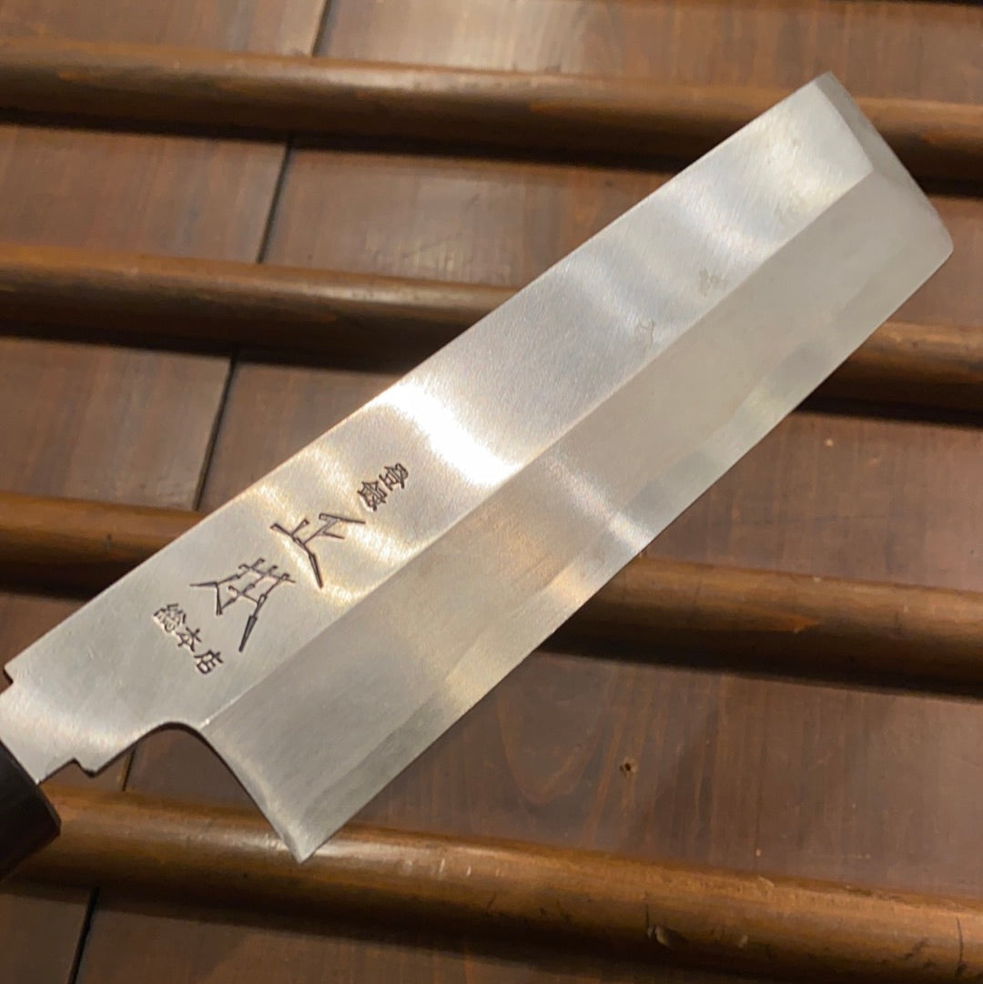 Masamoto KS 180mm Usuba Shirogami 2 Ho Handle