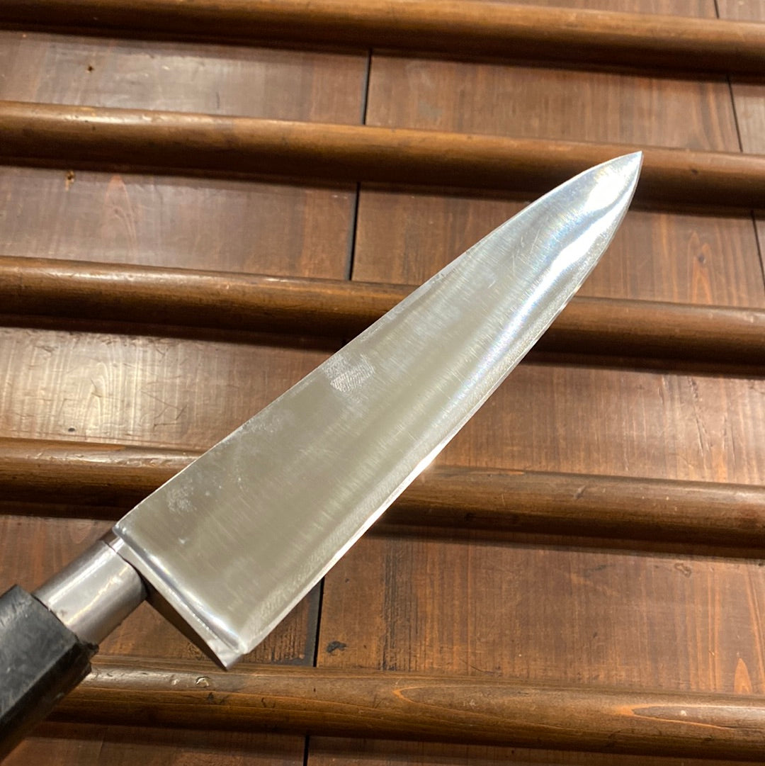 Unmarked Sabatier 8” Nogent Chef Knife Carbon Steel 1970s-80s