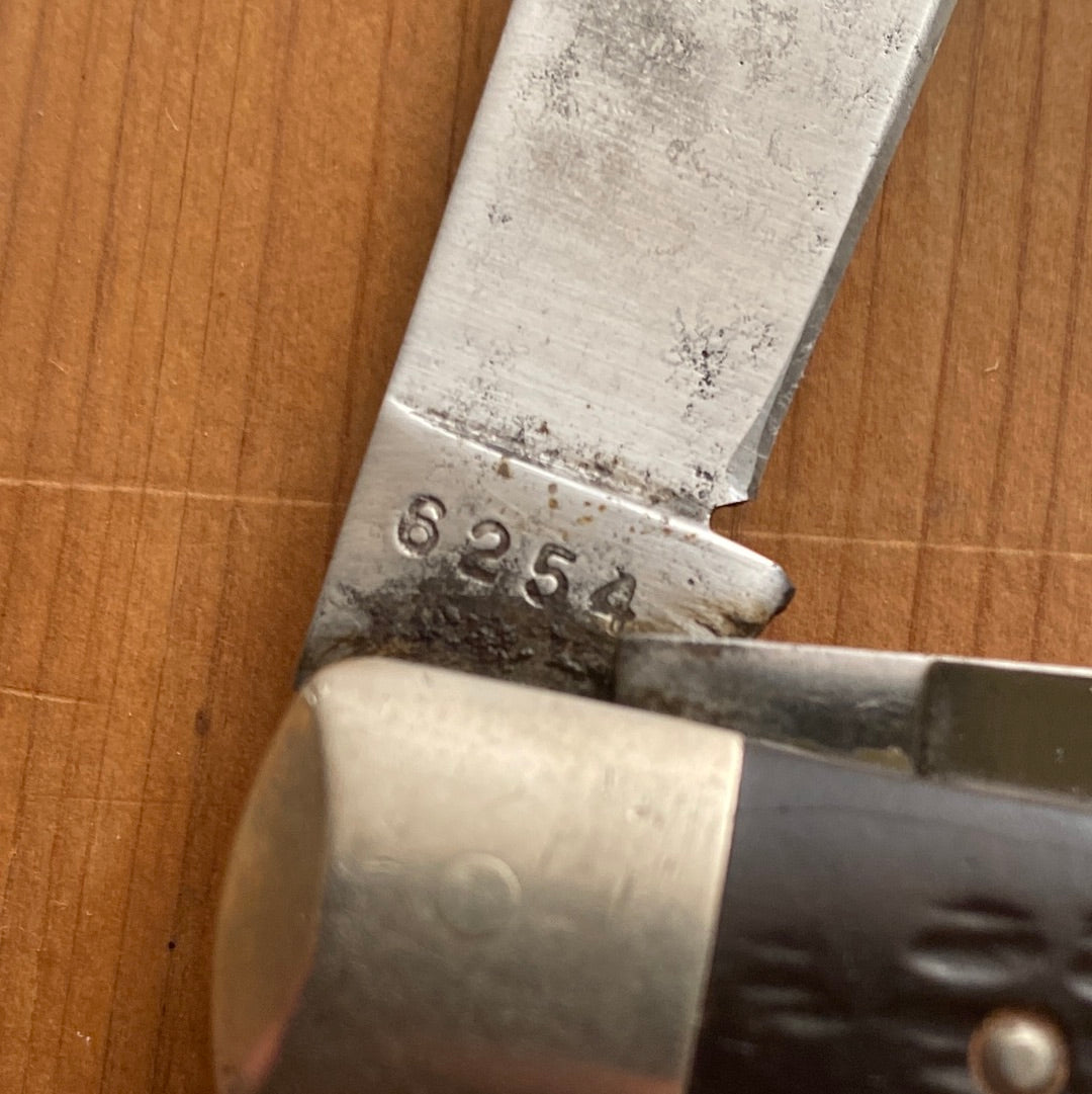 Case XX Trapper 6254 Redbone 4 dots 1976