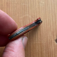 A W Wadsworth 1 7/8” Figural Shoe Knife 1920’s? Brown