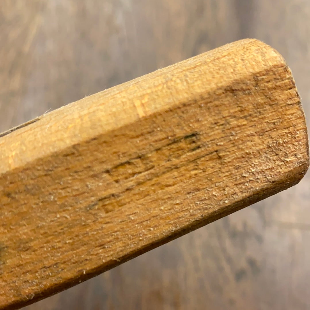 Village Blacksmith 5” Carbon Steel Skinning Knife Beech Handle 1930’s