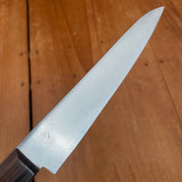 Masakane New Old Stock 150mm Petty SK Carbon Steel Ebony Handle (No Bolster)