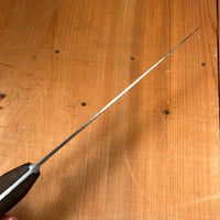 Unmarked Forged 8" Chef Knife Carbon Steel -Germany 1950's/60's?