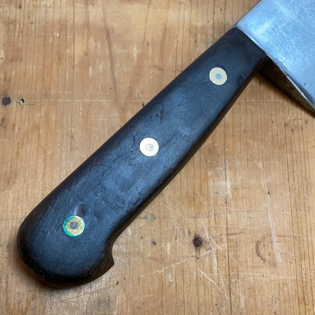 Unmarked 12.25” Chef Knife Carbon Steel German 1920’s?