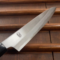 Sakai Kikumori Kikuzuki Kasumi 150mm Petty Shirogami 2 with Saya