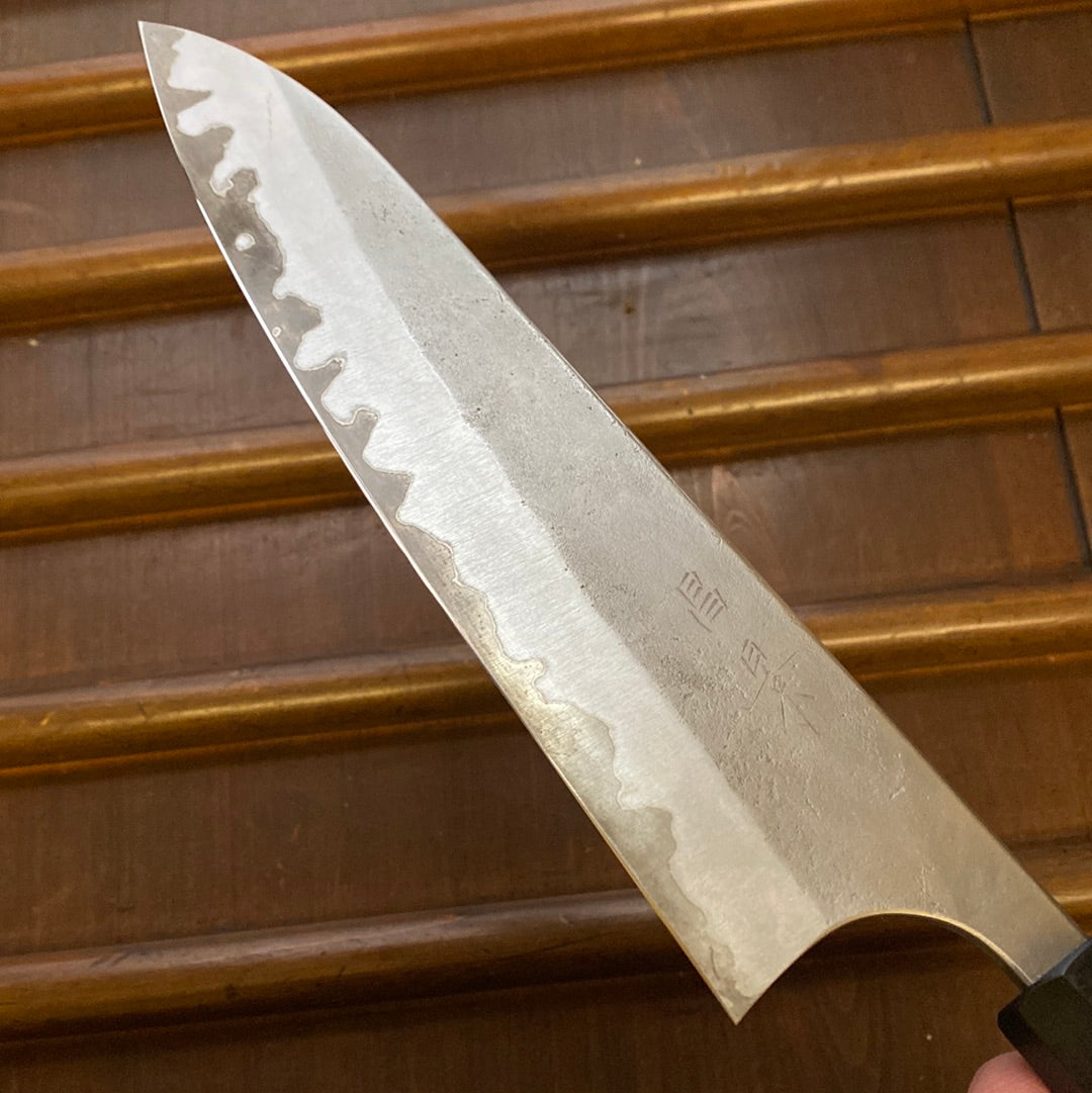 Masakage Yuki 240mm Gyuto Stainless Clad Shirogami 2 Blk Pakka Handle