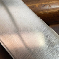 K Sabatier Jeune 8” Bullnose Butcher Knife Carbon Steel 1960’s