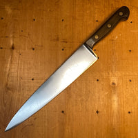 Sword & Shield German 10.5" Forged Carbon Steel Chef Knife 1960s