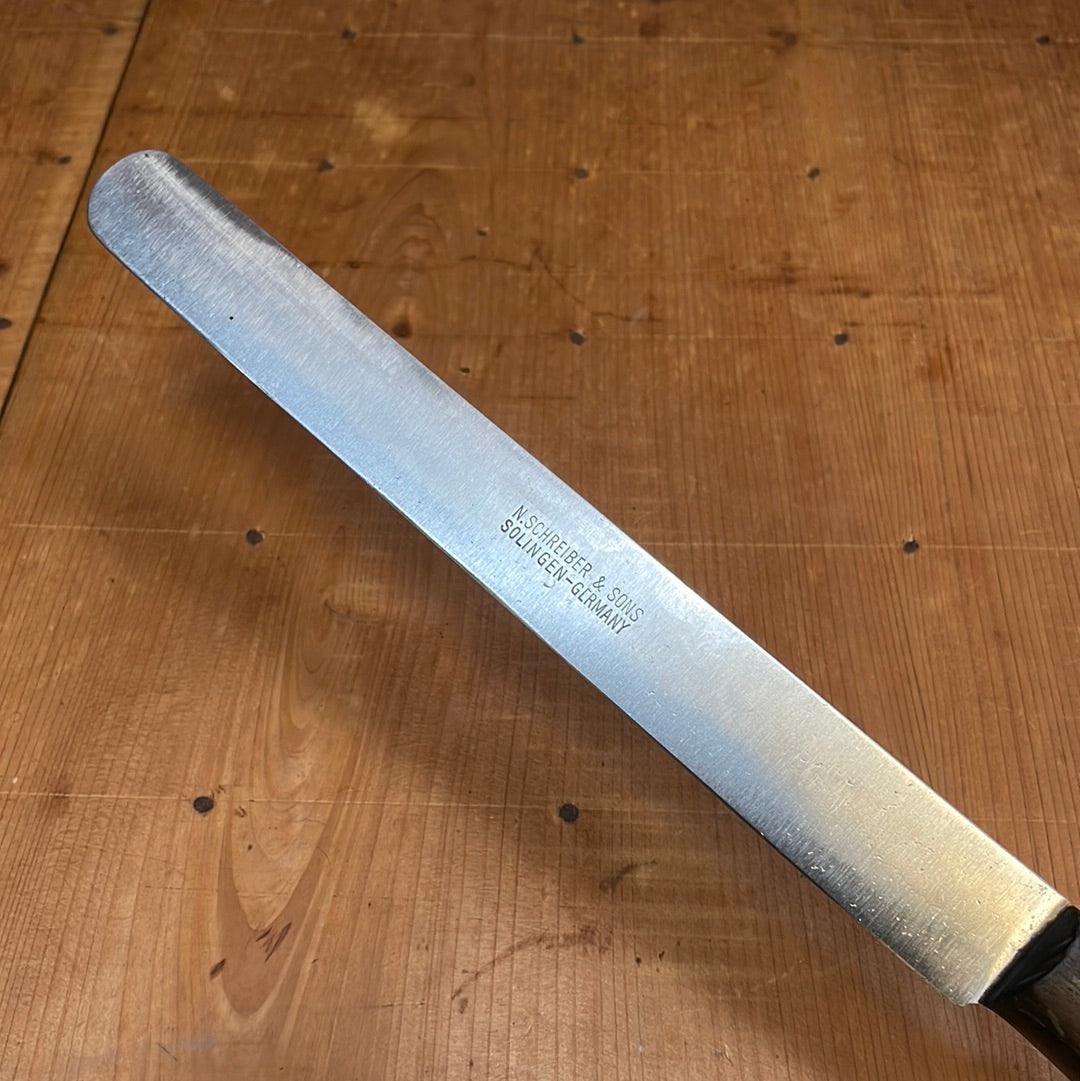 N Schreiber & Sons 9" Carbon Steel Slicer 1950s-60s