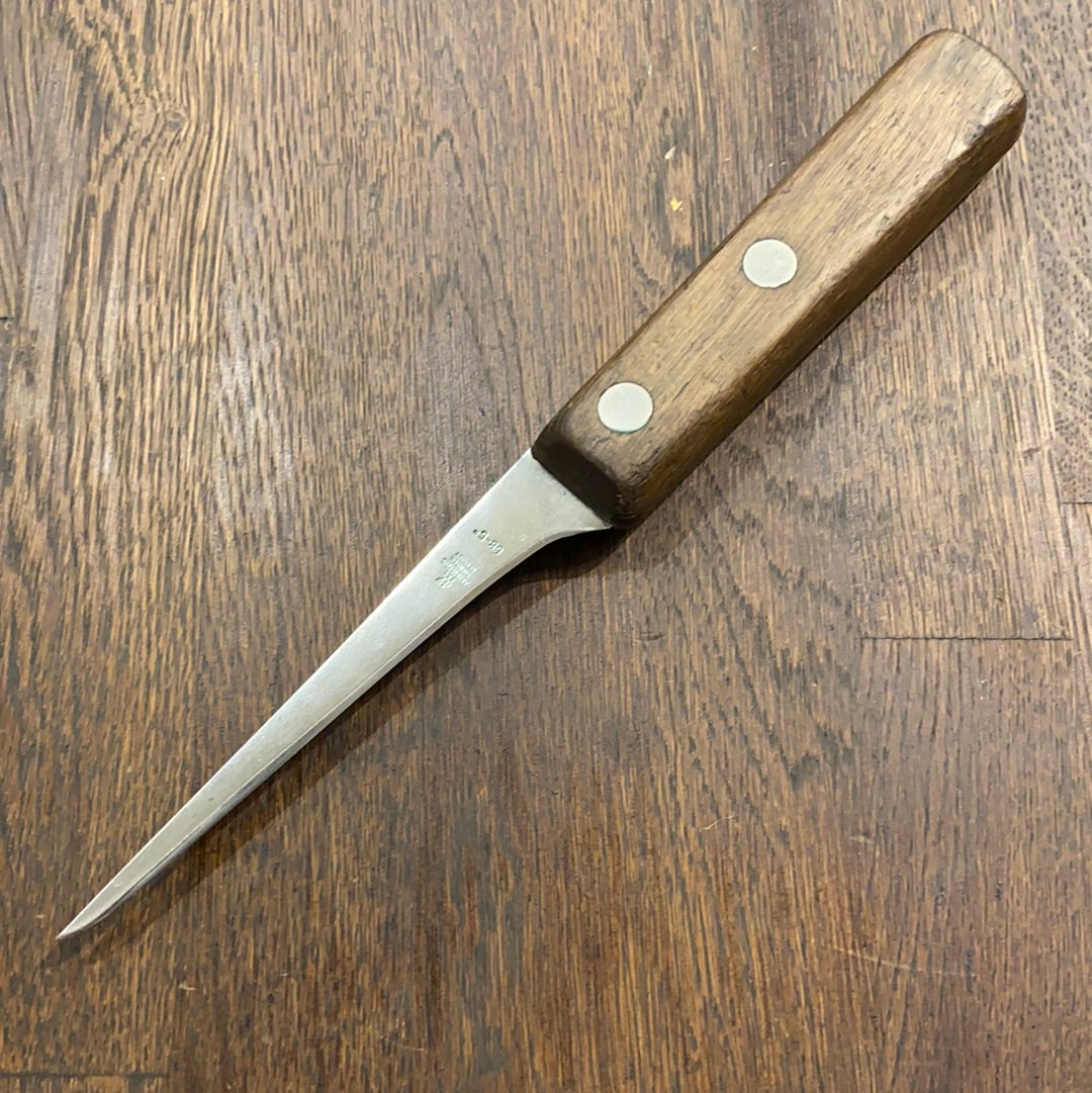J A Henckels 5” Boning Knife Model 68-5” Carbon Steel Walnut 1950’s