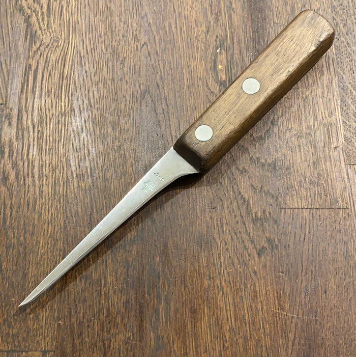 J A Henckels 5” Boning Knife Model 68-5” Carbon Steel Walnut 1950’s