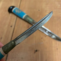 Luomanen & Kumpp Double Puukko Carbon Steel Galalite Minty 1922-45