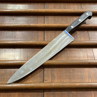 Unmarked Sabatier 10” Chef Knife Carbon Steel 1970s-80s