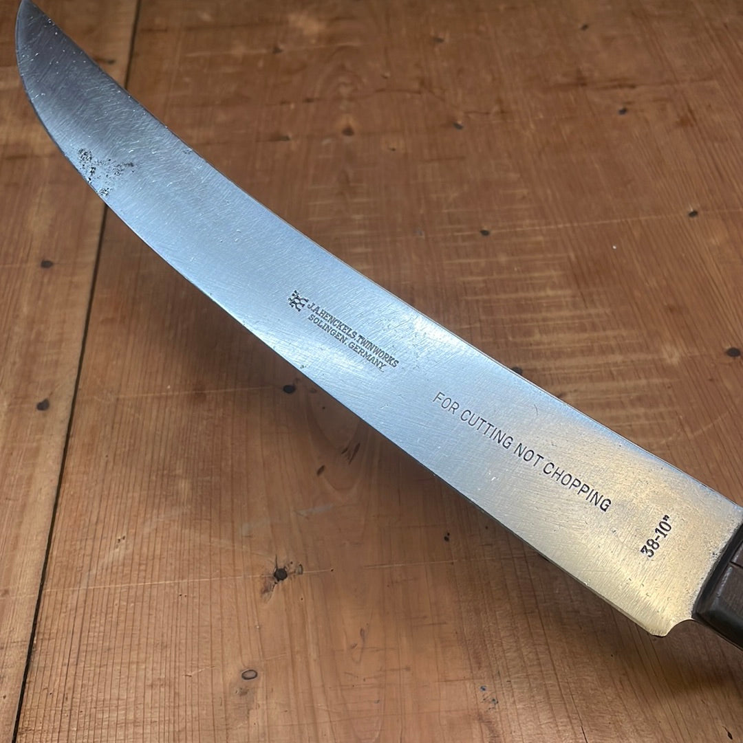 J A Henckels Carbon Steel Scimitar Solingen 1950s