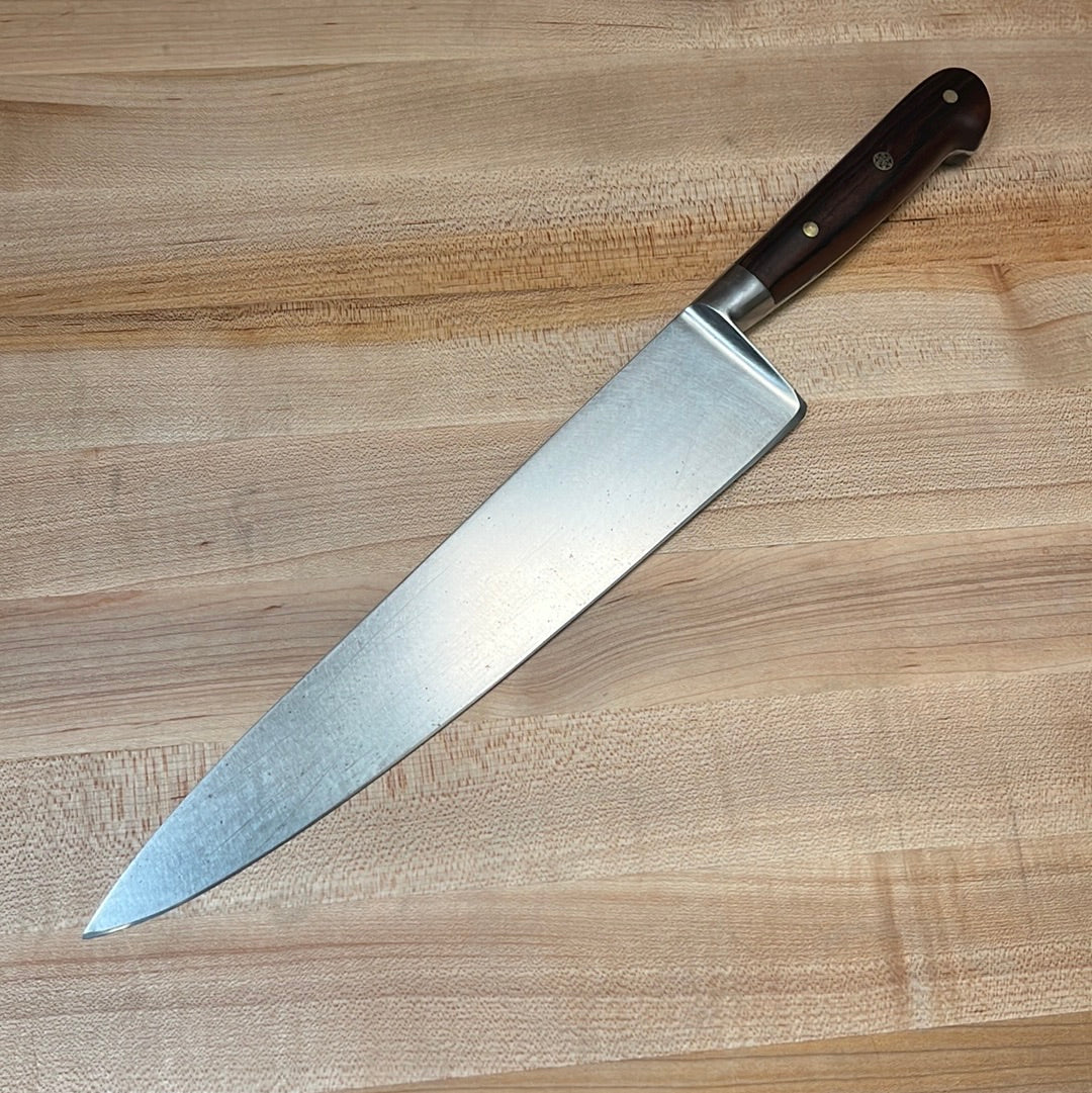 Sabatier Lion 10" Chef Knife Stainless Steel Custom Macasser Ebony Handle