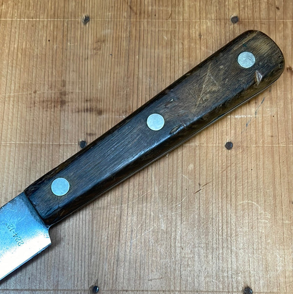 J A Henckels Carbon Steel Roast Slicer Solingen Germany 1950's